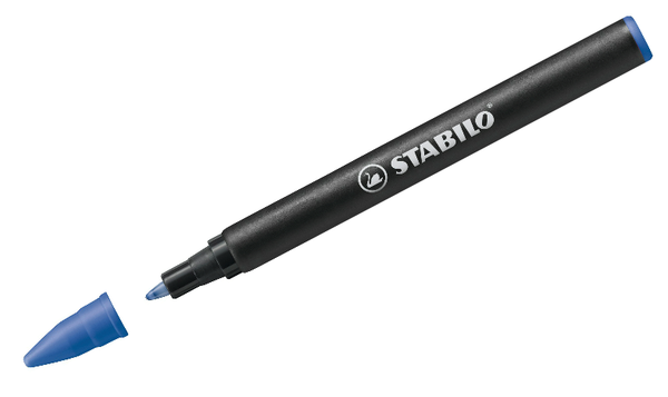 Ergonomic Rollerball - STABILO EASYoriginal Refills - Pack of 6 pcs - Blue