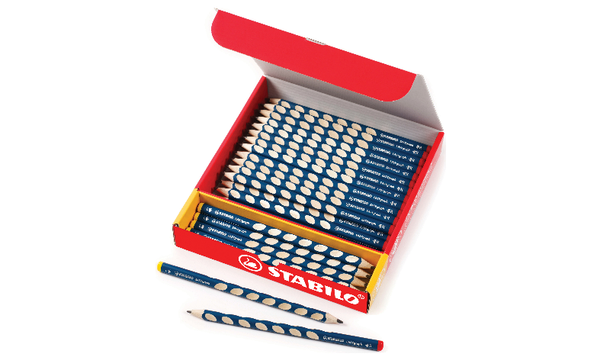 Ergonomic Graphite Pencil - STABILO EASYgraph - Classpack of 48 - 8 x Left-Handed and 40 x Right-Handed - Petrol - HB