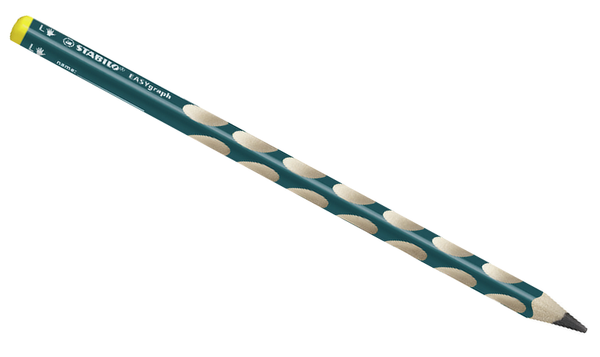 Ergonomic Graphite Pencil - STABILO EASYgraph - Classpack of 48 - 8 x Left-Handed and 40 x Right-Handed - Assorted Colours - HB