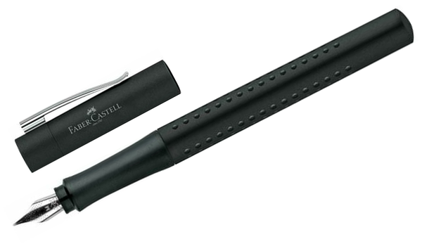 Faber-Castell Grip 2011 Fountain Pen and Ballpoint Set Black