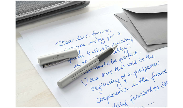 Faber-Castell Grip 2011 Fountain Pen Silver