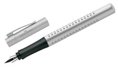 Faber-Castell Grip 2011 Fountain Pen Silver