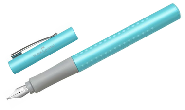Faber-Castell Grip Pearl Edition Fountain Pen Turquoise