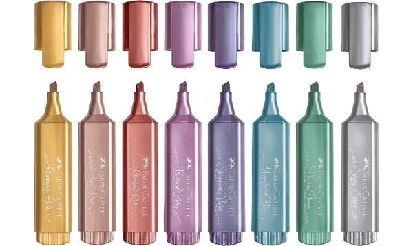 Faber-Castell Highlighter Textliner 46 Metallic Wallet of 8