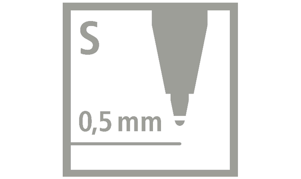 Fibre-Tip Pen and Fineliner - STABILO Trio 2 in 1 - Assorted Pack Sizes & Colours