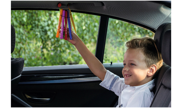 Fibre-Tip Pen with Cap-Ring - STABILO Cappi - Pack of 24 - Assorted Colours + 2 Cap-Rings