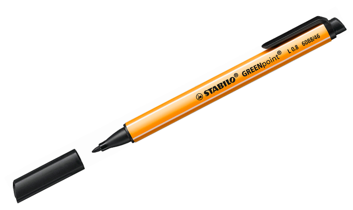 Fibre-Tip Sign Pen - STABILO GREENpoint - Assorted Pack Sizes &amp; Colours
