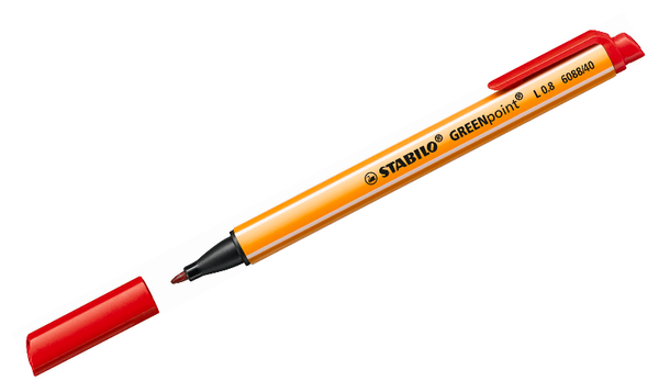 Fibre-Tip Sign Pen - STABILO GREENpoint - Assorted Pack Sizes & Colours