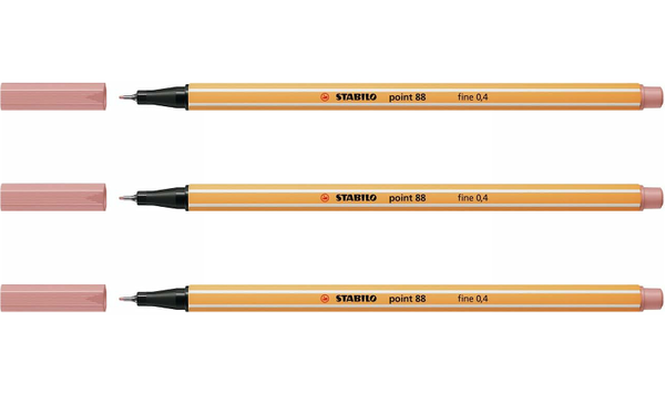 Fineliner - STABILO point 88 - Assorted Colours - Packs of 3