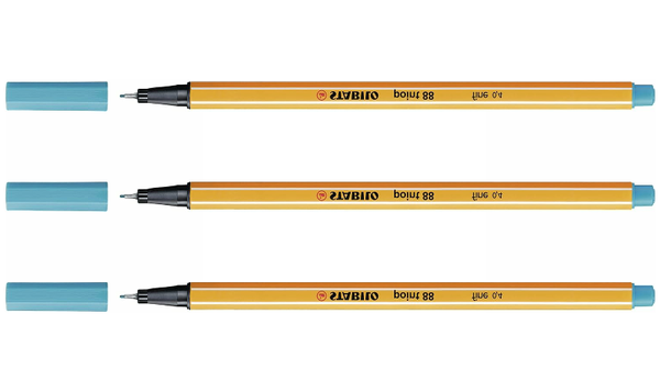 Fineliner - STABILO point 88 - Assorted Colours - Packs of 3