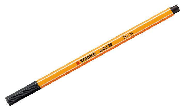 Fineliner - STABILO point 88 - Pack of 18 - Assorted Colours