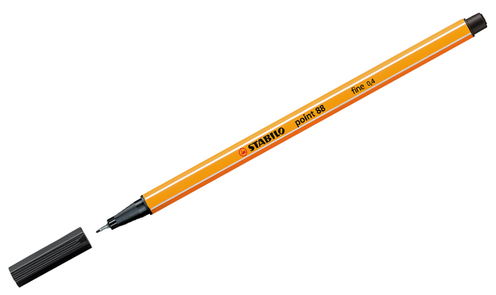 Fineliner - STABILO point 88 - Rollerset of 25 - Assorted Colours