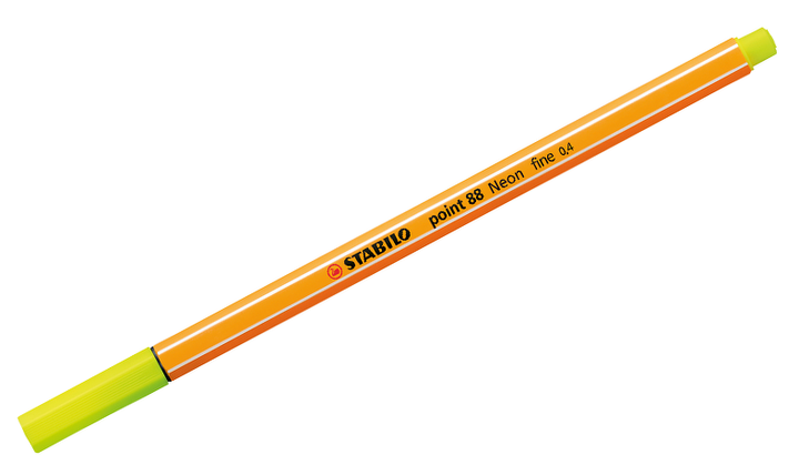 Fineliner - STABILO point 88 - Pack of 6 - Neon Colours
