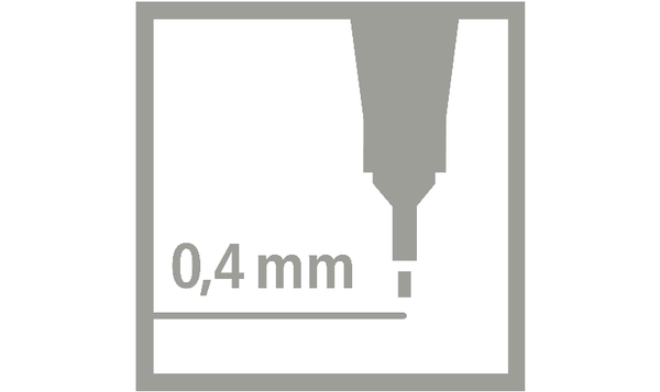 Fineliner - STABILO point 88 - Rollerset of 30 - Assorted Colours including 5 Neon Colours