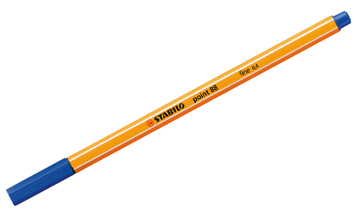 Fineliner - STABILO point 88 - Pack of 3 - Red, Blue, Black