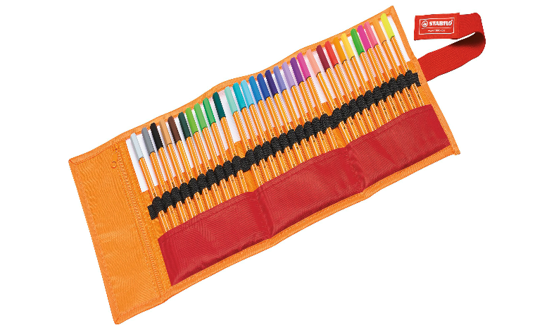 Fineliner - STABILO point 88 - Rollerset of 30 - Assorted Colours including 5 Neon Colours