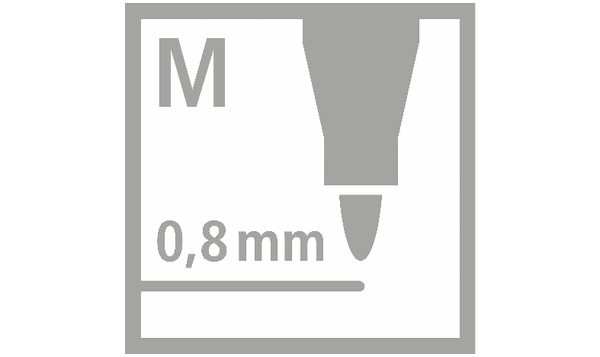 Fineliner - STABILO pointMax - Pack of 4 - Ice Green, Light Green, Pink, Lilac