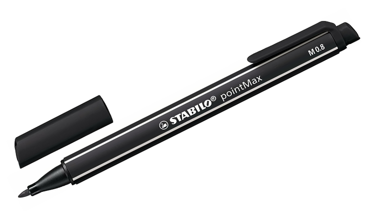 Fineliner - STABILO pointMax - Black - Assorted Pack Sizes