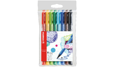 Fineliner - STABILO pointMax - Pack of 8 - Assorted Colours