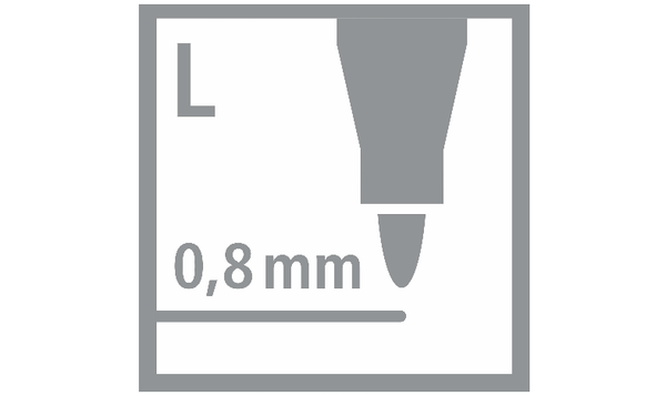 Fineliner - STABILO pointMax ARTY - Pack of 24 - Assorted Colours