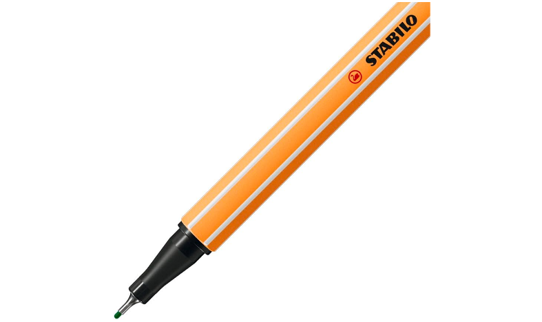 Fineliner - STABILO point 88 - Click Set Pack of 10 - Assorted Colours
