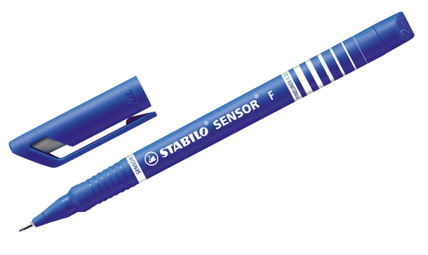 Fineliner with Cushioned F-Tip - STABILO SENSOR F - Assorted Pack Sizes and Colours