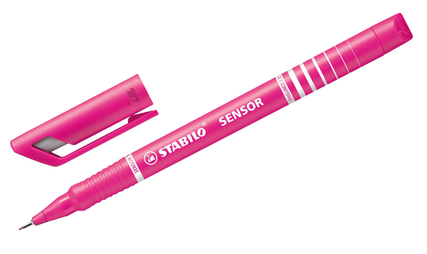 Fineliner with Cushioned F-Tip - STABILO SENSOR F - Assorted Pack Sizes and Colours