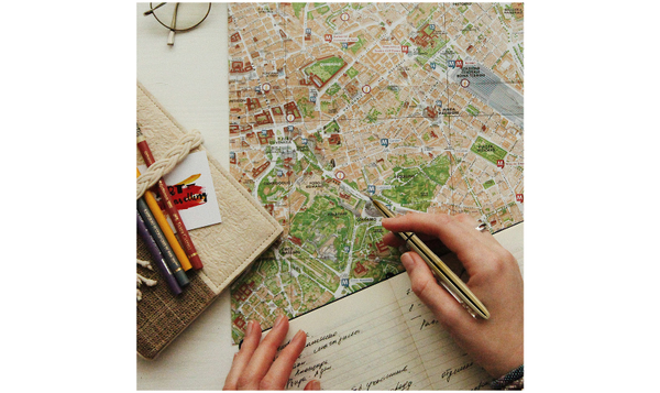 Fisher Space Pen Bullet Pressurised Ballpoint Pen Raw Brass