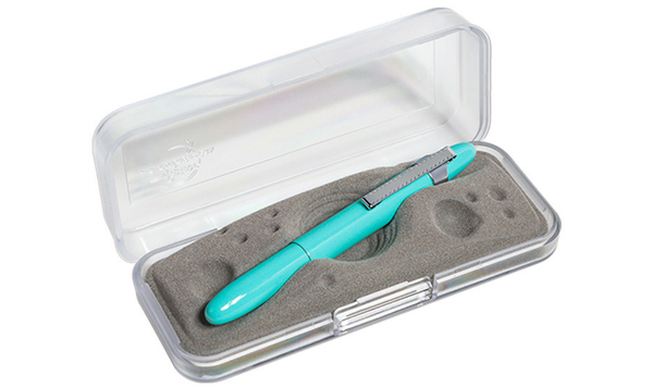 Fisher Space Pen Bullet Pressurised Ballpoint Pen Tahitian Blue with Pocket Clip