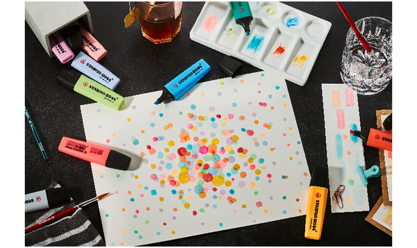 Highlighter - STABILO BOSS ORIGINAL - ARTY - Deskset of 23 - Assorted Colours