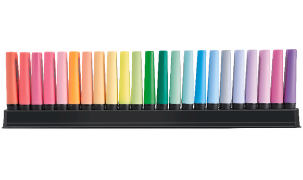 Highlighter - STABILO BOSS ORIGINAL - ARTY - Deskset of 23 - Assorted Colours