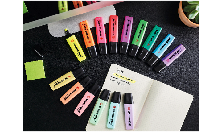 Highlighter - STABILO BOSS ORIGINAL - Assorted Pack Sizes and Colours