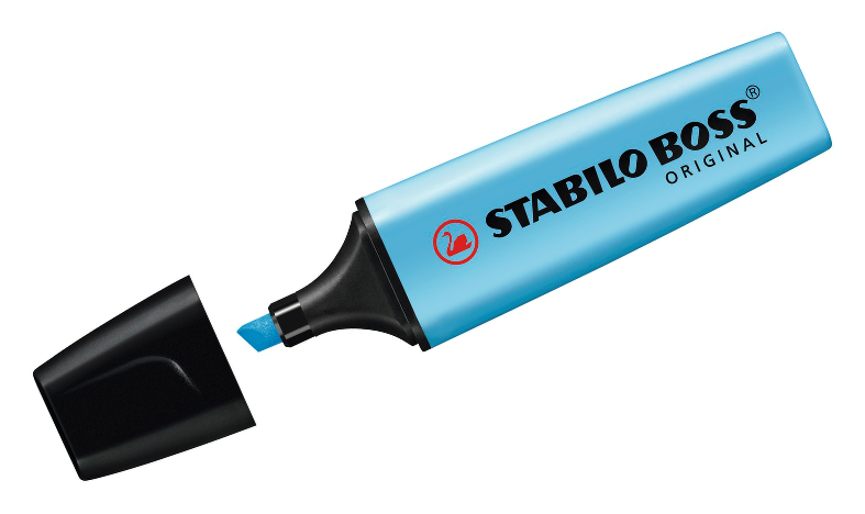 Highlighter - STABILO BOSS ORIGINAL - Pack of 8 - Assorted Colours