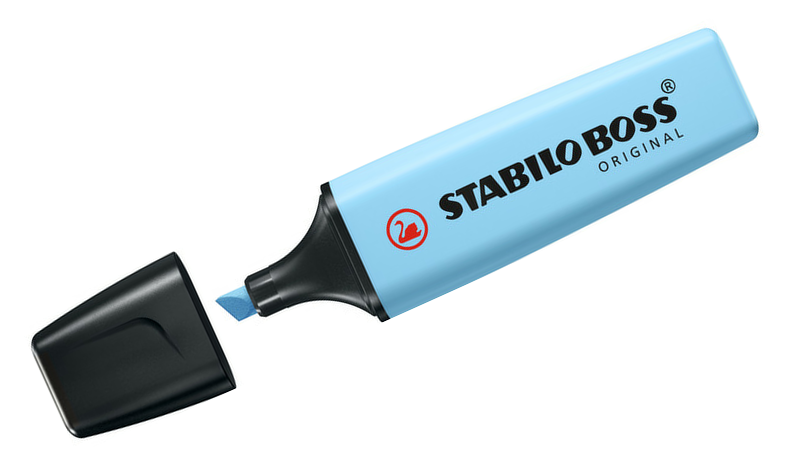 Highlighter - STABILO BOSS ORIGINAL Pastel - Assorted Pack Sizes and Colours