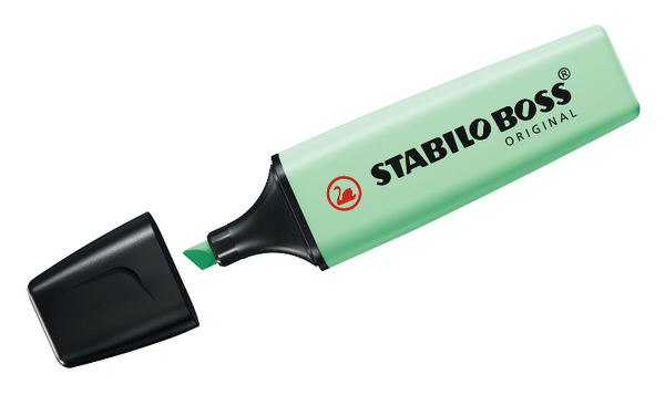 Highlighter - STABILO BOSS ORIGINAL Pastel - Deskset of 15 - Assorted Colours