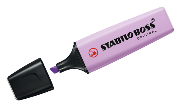 Highlighter - STABILO BOSS ORIGINAL Pastel - Deskset of 15 - Assorted Colours