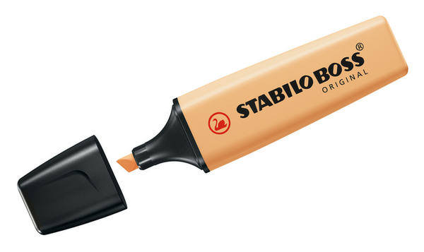 Highlighter - STABILO BOSS ORIGINAL Pastel - Deskset of 15 - Assorted Colours