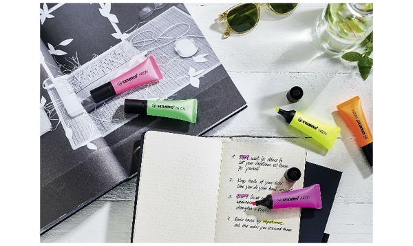 Highlighter - STABILO NEON - Assorted Pack Sizes and Colours