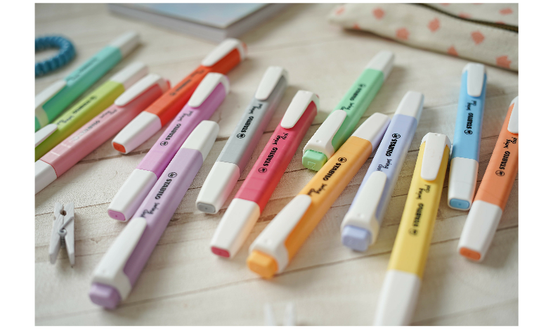 Highlighter - STABILO swing cool Pastel - Assorted Pack Sizes and Colours