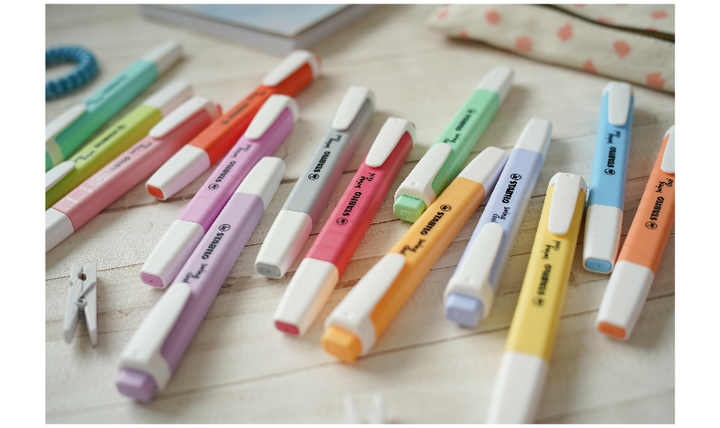 Highlighter - STABILO swing cool Pastel - Assorted Pack Sizes and Colours