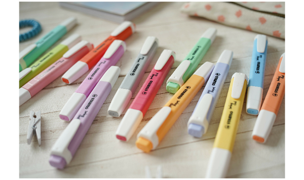Highlighter - STABILO swing cool Pastel - Assorted Pack Sizes and Colours