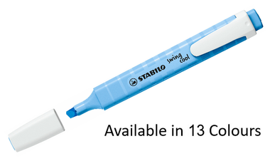 Highlighter - STABILO swing cool Pastel - Assorted Pack Sizes and Colours