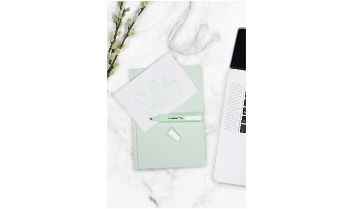 Highlighter - STABILO swing cool Pastel - Pack of 6 - Assorted Colours
