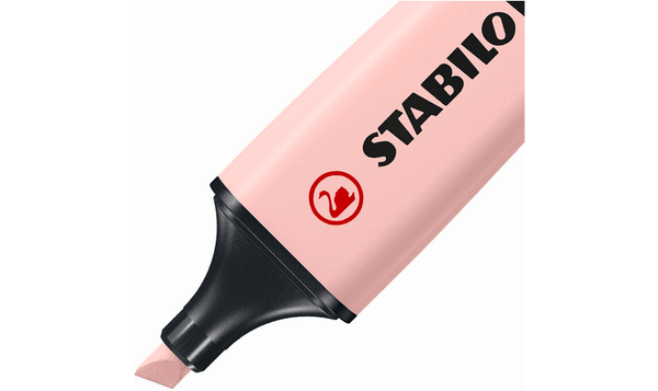 Highlighter - STABILO BOSS ORIGINAL NatureCOLOURS Wildflowers Edition - Wallet of 4 - Blush, Burgundy, Grey Violet and Ultramarine