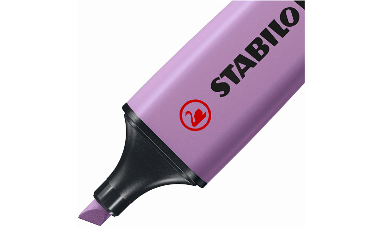 Highlighter - STABILO BOSS ORIGINAL NatureCOLOURS Wildflowers Edition - Pack of 4 - Blush, Burgundy, Grey Violet and Ultramarine