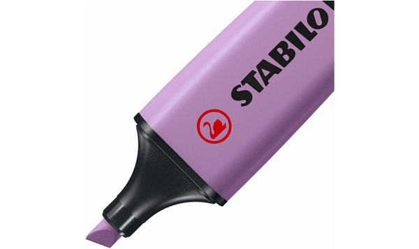 Highlighter - STABILO BOSS ORIGINAL NatureCOLOURS Wildflowers Edition - Wallet of 4 - Blush, Burgundy, Grey Violet and Ultramarine