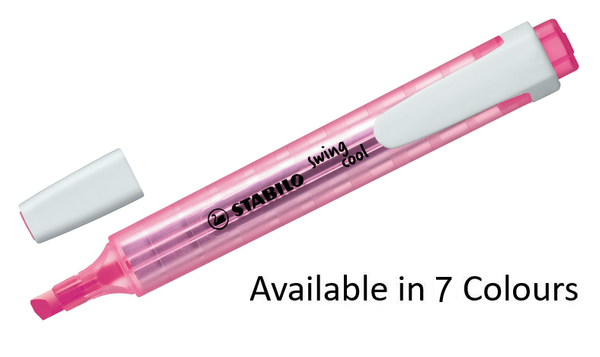 Highlighter - STABILO swing cool - Assorted Pack Sizes and Colours