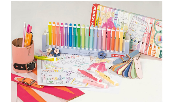 Highlighter - STABILO swing cool - Deskset of 18 - 8 Neon Colours & 10 Pastel Colours