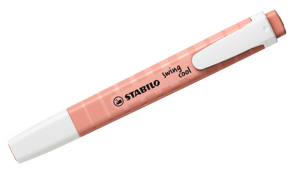 Highlighter - STABILO swing cool NatureCOLORS - Pack of 4 - Mud Green, Sienna, Beige, Warm Grey