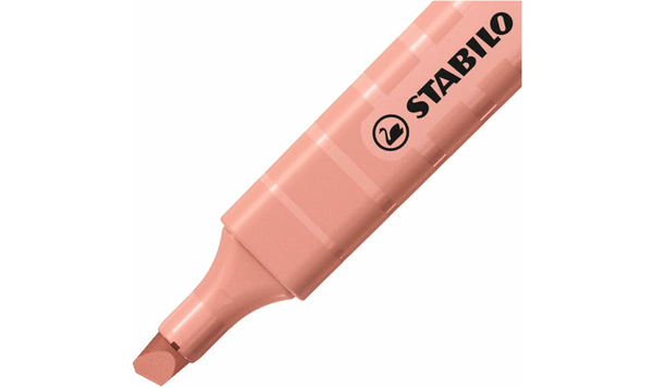 Highlighter - STABILO swing cool NatureCOLORS - Pack of 4 - Mud Green, Sienna, Beige, Warm Grey